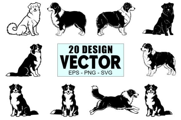 Australian Shepherd Dog Vector Bundle Review