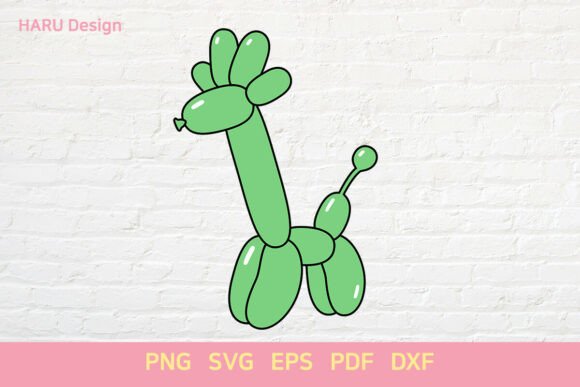 Balloon Dog Colorful Embroidery Design Review