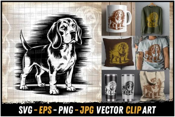 Beagle Dog Full Body Standing SVG Review