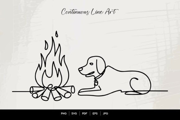 Continuous Line Dog by Campfire Review
