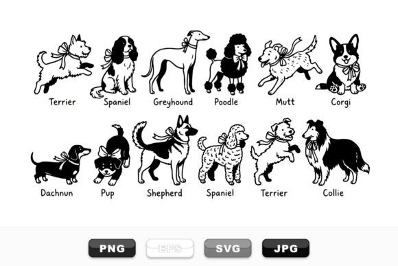 Cute Dog Breed Clipart Set Review