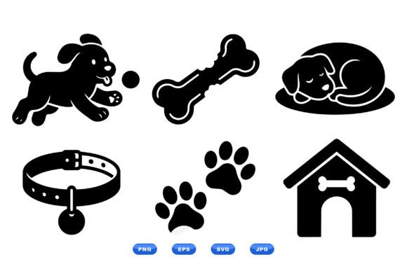 Cute Dog Silhouette Clipart Review