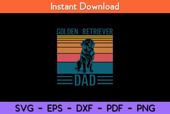 Dog Golden Dad Vintage Golden Retriever Embroidery Review