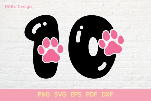 Dog Paw Bubble Font Animal Foot Alphabet Review