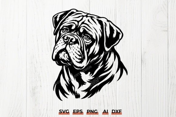 Dogue De Bordeaux SVG French Mastiff Review