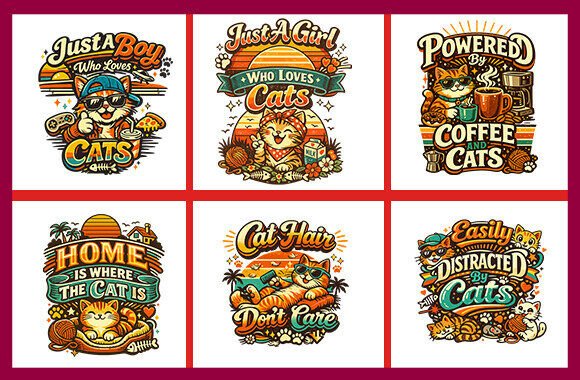 Pets T-shirt Design SVG Bundle V-5
