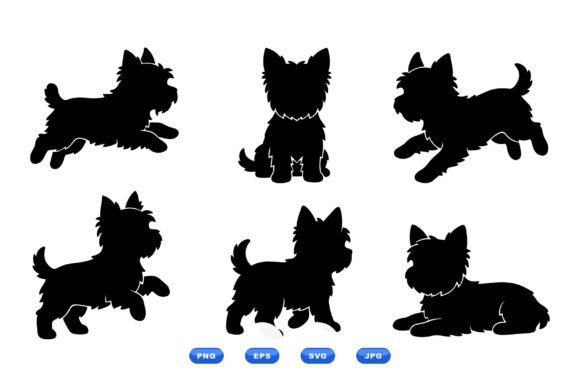 Playful Puppy Silhouette SVG Pack Review