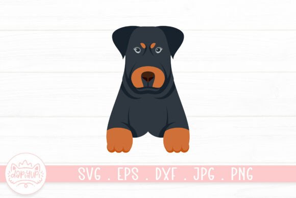 Rottweilers Dog Clipart Review for Embroidery Projects