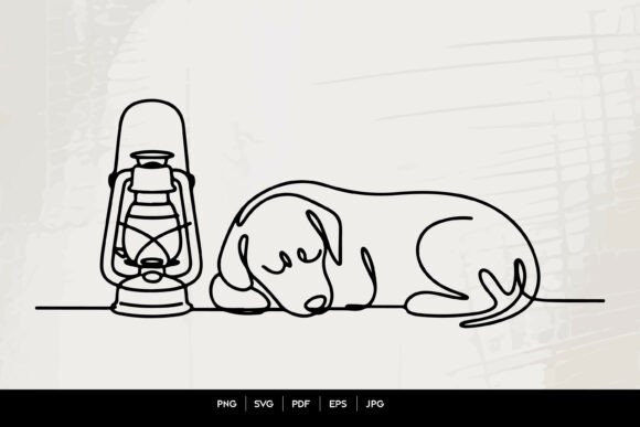 Single Line Sleeping Dog by Lantern Review